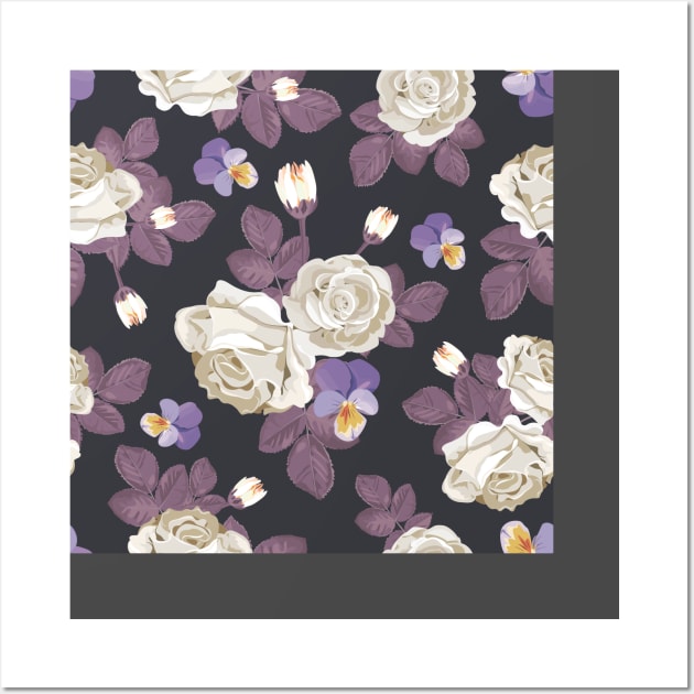 Retro floral Wall Art by cocorf